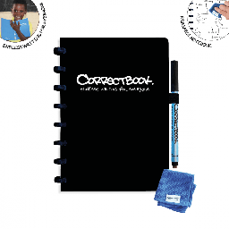 [TIM-9570B23] Schrift Correctbook Original A5 blanco 40blz zwart