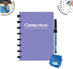 [TIM-957B226] Schrift Correctbook Original A5 blanco 40blz paars