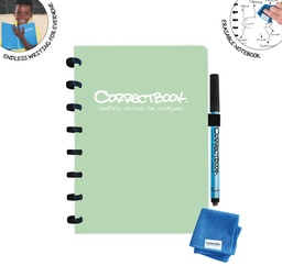 [TIM-957B228] Schrift Correctbook Original A5 blanco 40blz muntgroen