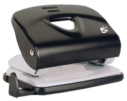 [TIM-960506] Perforator Pergamy 2-gaats 20 vel zwart