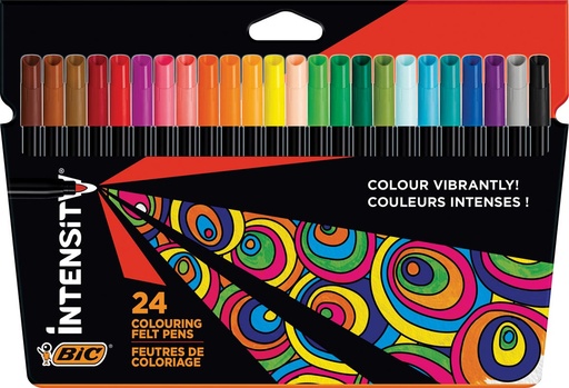 [TIM-978035] Viltstift Bic Intensity Up assorti (24)