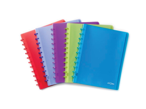 [TIM-A1388] Showalbum Atoma PP A4 40 tassen transparant assorti