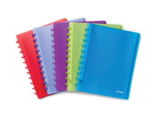 [TIM-A1389] Showalbum Atoma PP A4 50 tassen transparant assorti
