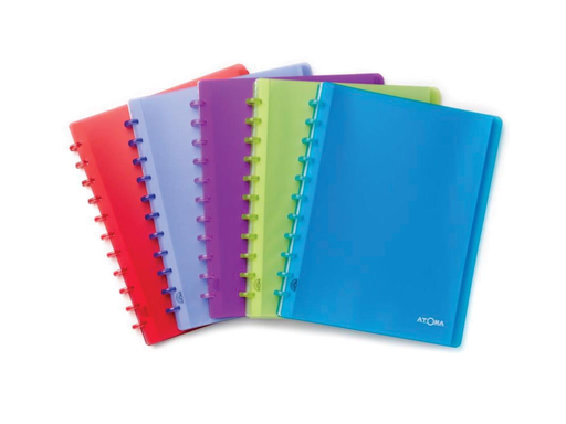[TIM-A1397] Showalbum Atoma PP A4 20 tassen transparant assorti