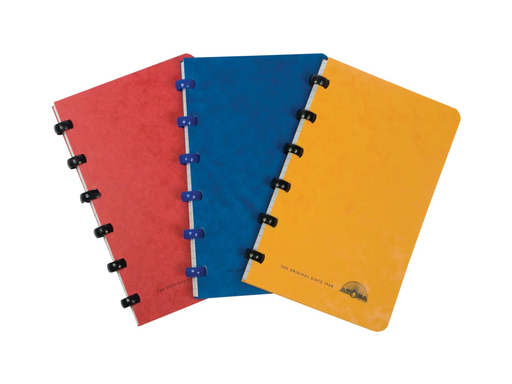 [TIM-A1403] Schrift Atoma Basic Lyon karton 100x160mm geruit 120blz assorti