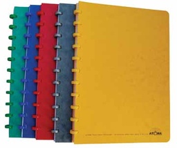 [TIM-A1407] Schrift Atoma Basic Lyon karton A5 geruit 144blz assorti