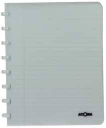 [TIM-A1456] Schrift Atoma Poly PP A5 gelijnd 144blz assorti