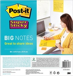 [TIM-BN11] Memoblok Post-it Super Sticky Big 27,9x27,9cm geel