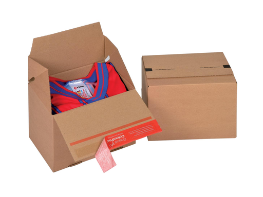[TIM-C201515] Verzenddoos Colompac Eurobox Size S 195x145x140mm bruin