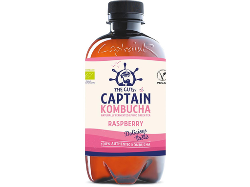 [TIM-CK400RA] Frisdrank The Gusty Captain Kombucha Raspberry PET 40cl (12)