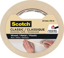 [TIM-CLA2450] Afdekplakband Scotch Classic 24mmx50m