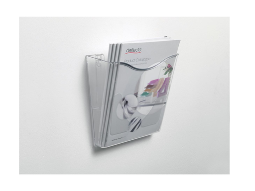 [TIM-CP078YT] Folderhouder wand Deflecto DocuPockets A4 staand 1-vaks transparant
