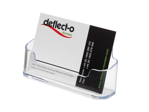 [TIM-DE70101] Visitekaarthouder Deflecto 1 vak transparant