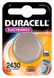 [TIM-DL2430] Knoopcelbatterij Duracell CR2430 3V