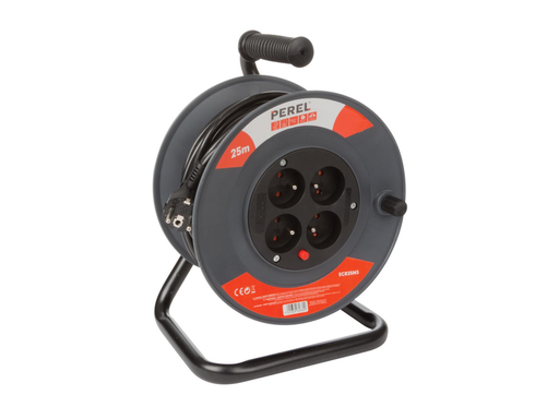 [TIM-ECR25N3] Kabelhaspel Perel 3G1.50 25m voor België
