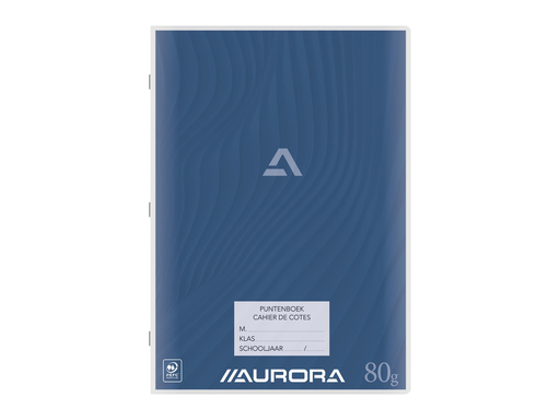 [TIM-EVA5] Puntenboek Aurora 16,5x21cm 65blz geniet en voorgedrukt
