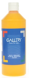 [TIM-GA00647] Plakkaatverf Gallery 500ml donkergeel