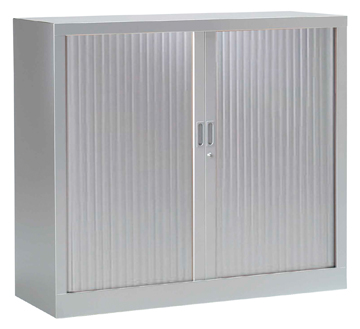 [TIM-GC1312L] Roldeurkast H: 136x120x43cm (hxbxd) aluminium