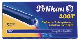 [TIM-GTP5B] Inktpatroon Pelikan 4001 GTP/5 voor vulpen groot koningsblauw (5)