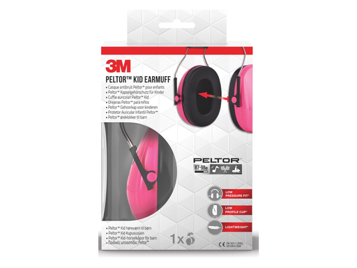 [TIM-H51AKP] Gehoorkap 3M Peltor Kid roze