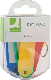 [TIM-KF02036] Sleutelhanger Q-Connect assorti (6)