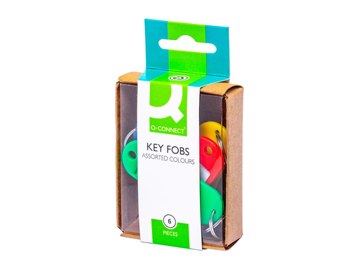 [TIM-KF02036] Sleutelhanger Q-Connect assorti (6)
