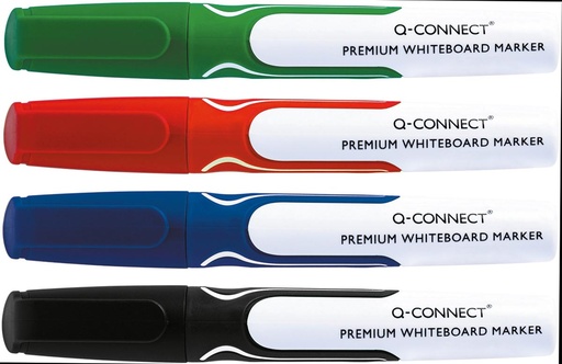 [TIM-KF11169] Whiteboardmarker Q-Connect Premium ronde punt 3mm assorti (4)