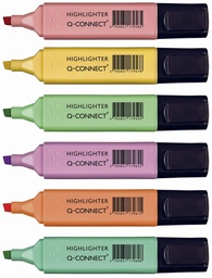 [TIM-KF17963] Markeerstift Q-Connect Pastel assorti (6)