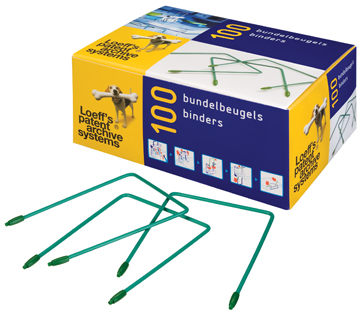 [TIM-L1222] Archiefbinder Loeffs 100mm groen (100)