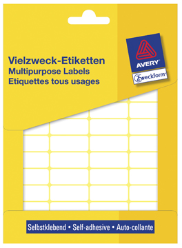 [TIM-L3319] Etiketten Avery 29x18mm wit (960)