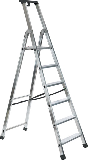 [TIM-LE806] Industriële trapladder Galico Quadra 6 treden