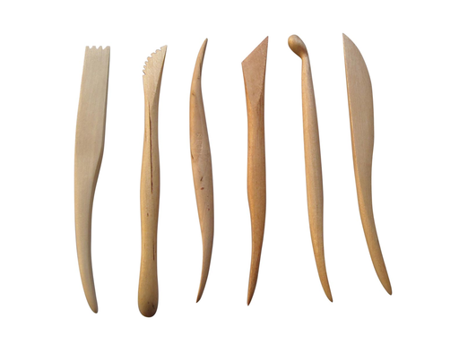 [TIM-M05SP6] Boetseerspatel hout (6)