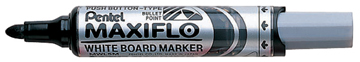 [TIM-MWL5MA] Whiteboardmarker Pentel Maxiflo ronde punt 6mm zwart