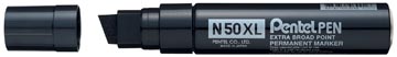 [TIM-N50XLZ] Permanent marker Pentel 50 beitelpunt 10,2-13,5mm zwart