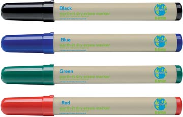 [TIM-PE2206] Whiteboardmarker Bi-Office Earth-It assorti (4)