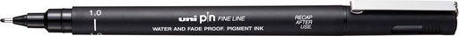 [TIM-PIN10Z] Fineliner Uni-Ball Pin 1.0mm zwart