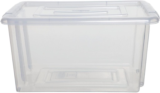[TIM-S01T800] Opbergdoos Whitefurze Stack&Store Mini 5l ZONDER deksel transparant