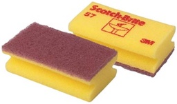 [TIM-SB57] Schuurspons Scotch Brite 7x13cm voor delicate oppervlakken geel (10)