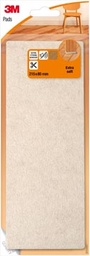 [TIM-SP84A27] Vloerpads 3M beschermend vilt 21,5x8cm beige (8)