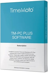 [TIM-TMPCPLU] Software Safescan TimeMoto Pc Plus voor tijdsregistratiesystemen vanaf 25 personen