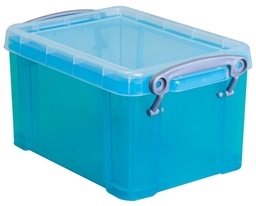 [TIM-UB1-6HB] Opbergdoos Really Useful Box 1,6l helblauw transparant