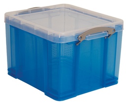 [TIM-UB35LBL] Opbergdoos Really Useful Box 35l transparant blauw