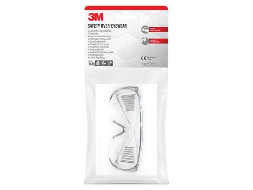 [TIM-VISCC1] Overzet-veiligheidsbril 3M anti-impact bezoeker 