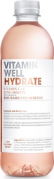 [TIM-VMA1090] Vitaminewater Vitamin Well Rhubarb&Strawberry fles 0,5l (12)