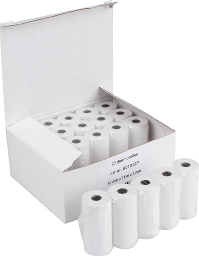 [TIM-601012P] Thermische kassarollen 63x11x8 (20)