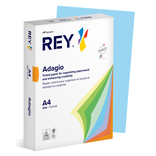 [PAP-ADA48001] Adagio DIN A4 80gr lichtblauw (500) - 70% PEFC Certified