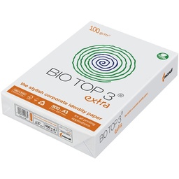 [PAP-BIO08] Biotop 3 DIN A3 100gr natuurwit (500) - FSC Mix credit