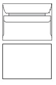 [ENV-C03] Omslag 114X162 wit zelfklevend Z/V (500)