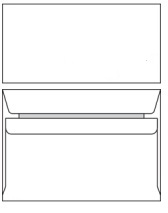 [ENV-A06] Omslag Am. ft. wit zelfklevend Z/V (500)
