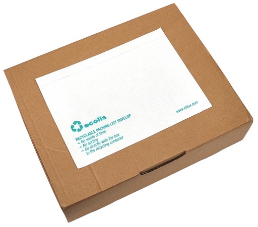 [ENV-12501850] Packing list 100% recycled papier 228x165mm blanco (1000)